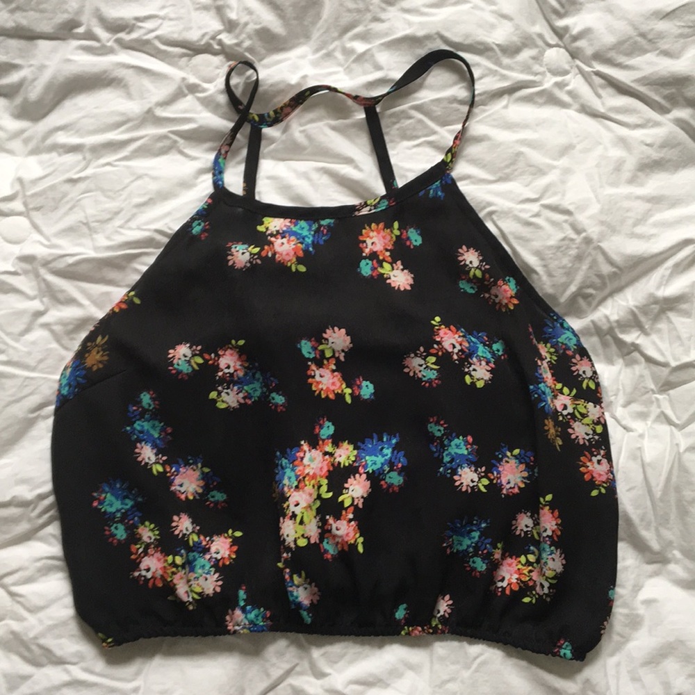 Printed crop top